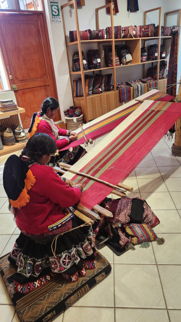 Chinchero weavers at work