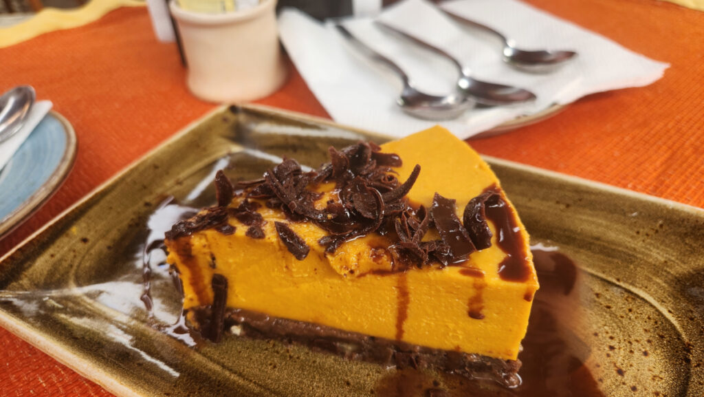 Frozen Chocolate Lucuma Pie