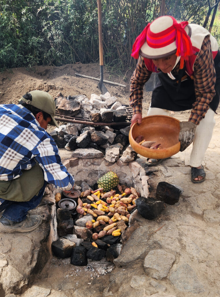Pachamama lunch proceedings