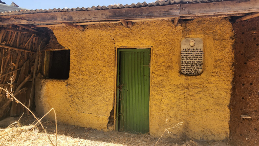 Typical house just outside the Rock Church