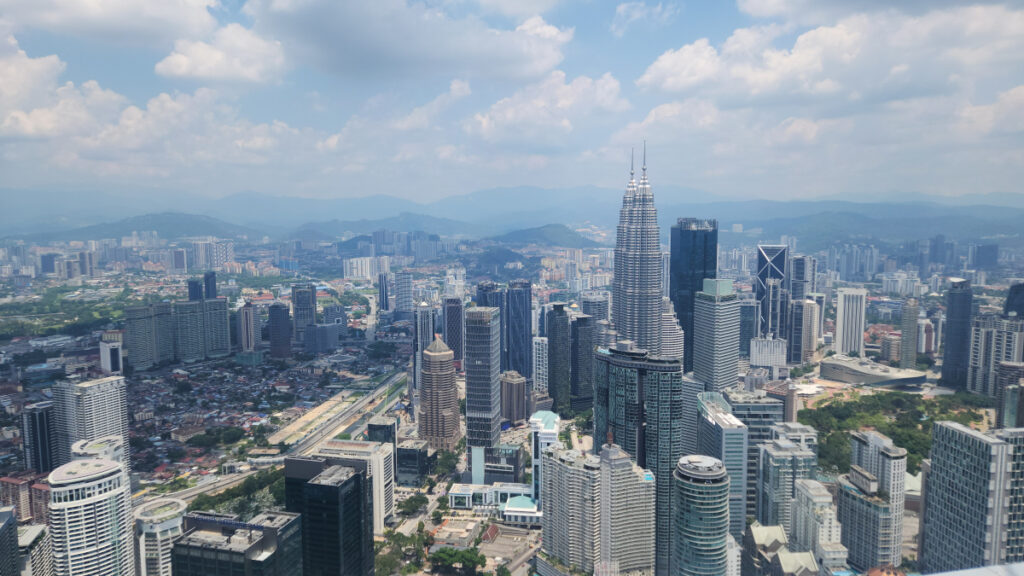 This is Kuala Lumpur, from atop the KL Tower