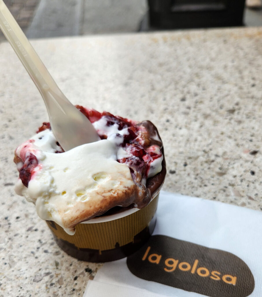 In a tough competitive field, this gelato took first place.
